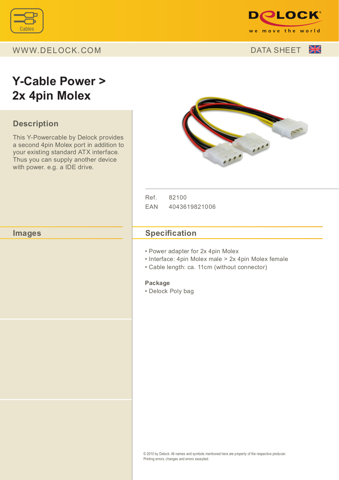 DeLOCK 82100 User Manual