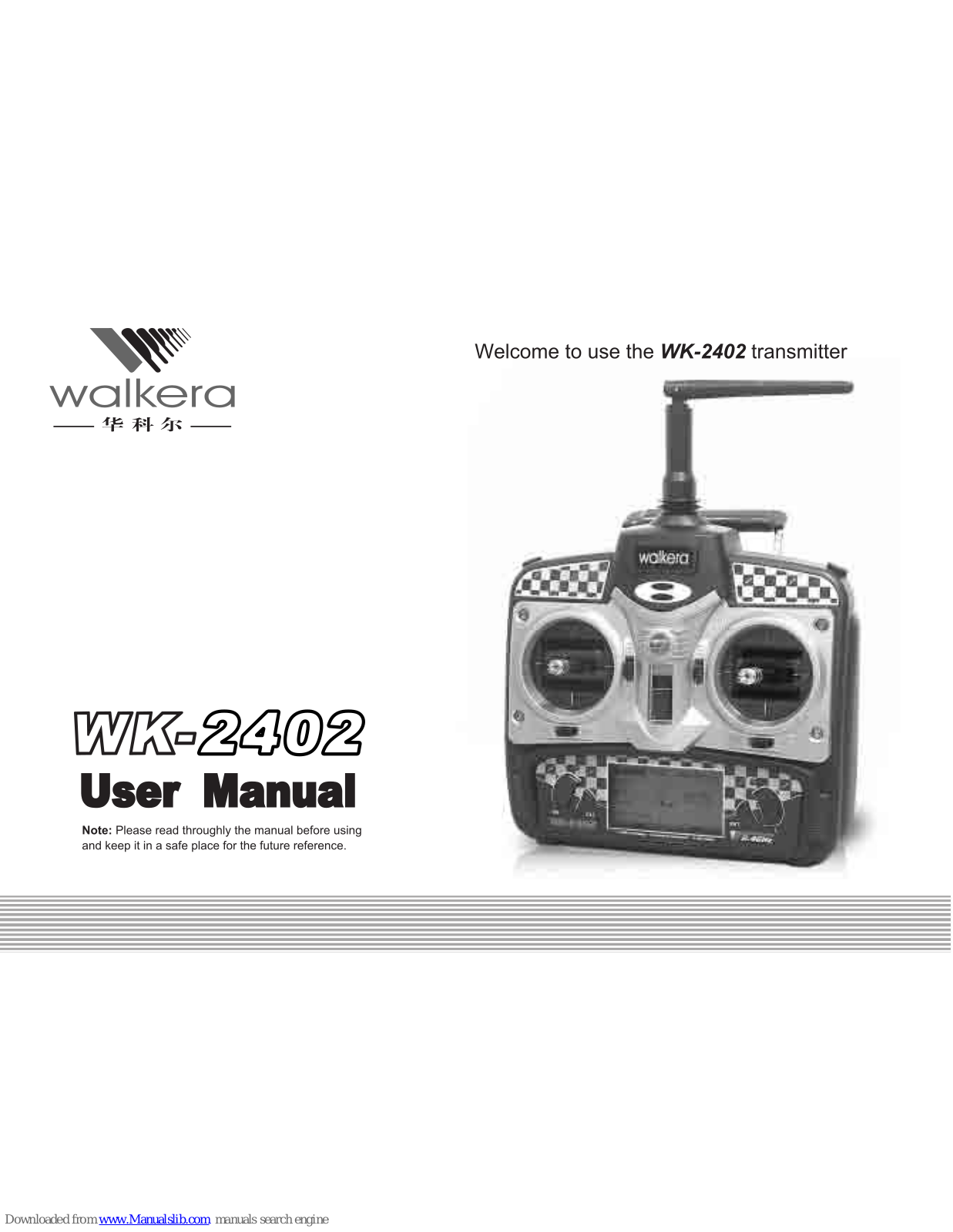 Walkera WK-2402 User Manual