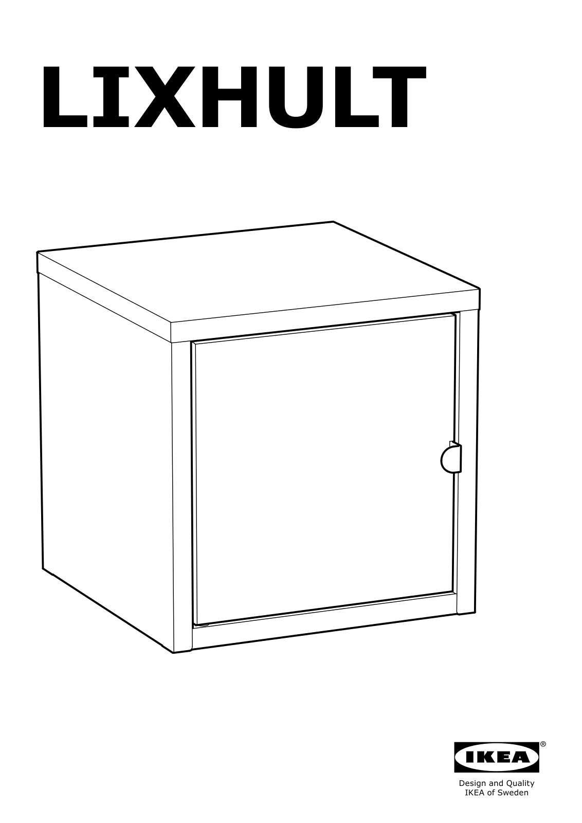 Ikea S39161596, S39161619, S49161529, S89161631, S29161634 Assembly instructions