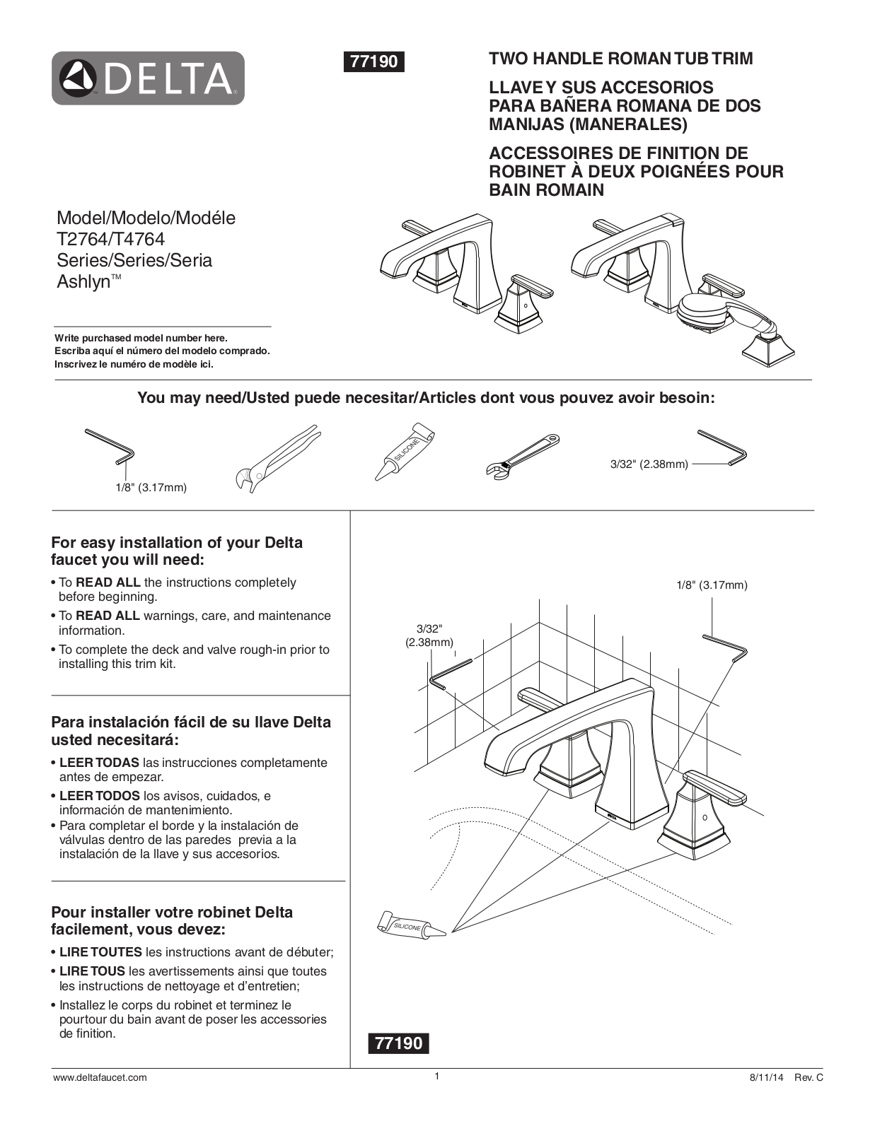 Delta DLT7150 Installation & Assembly - ManualMachine.com
