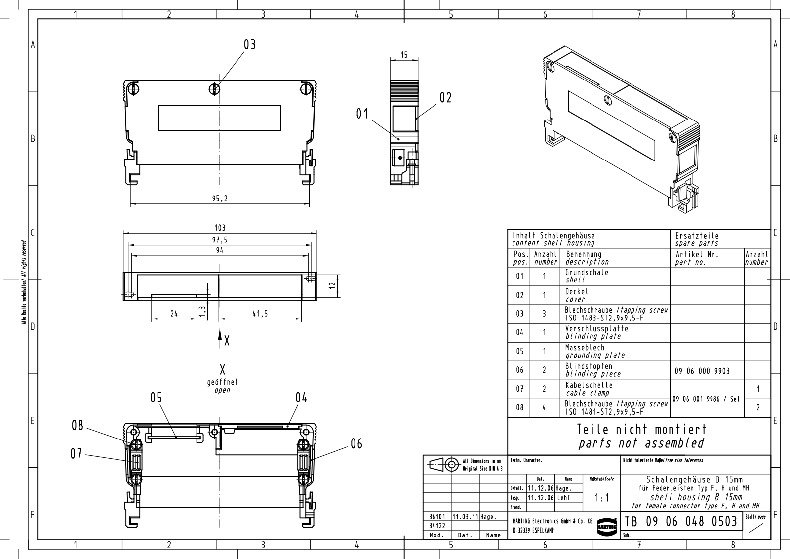 HARTING 0906 048 0503 Datasheet - ManualMachine.com