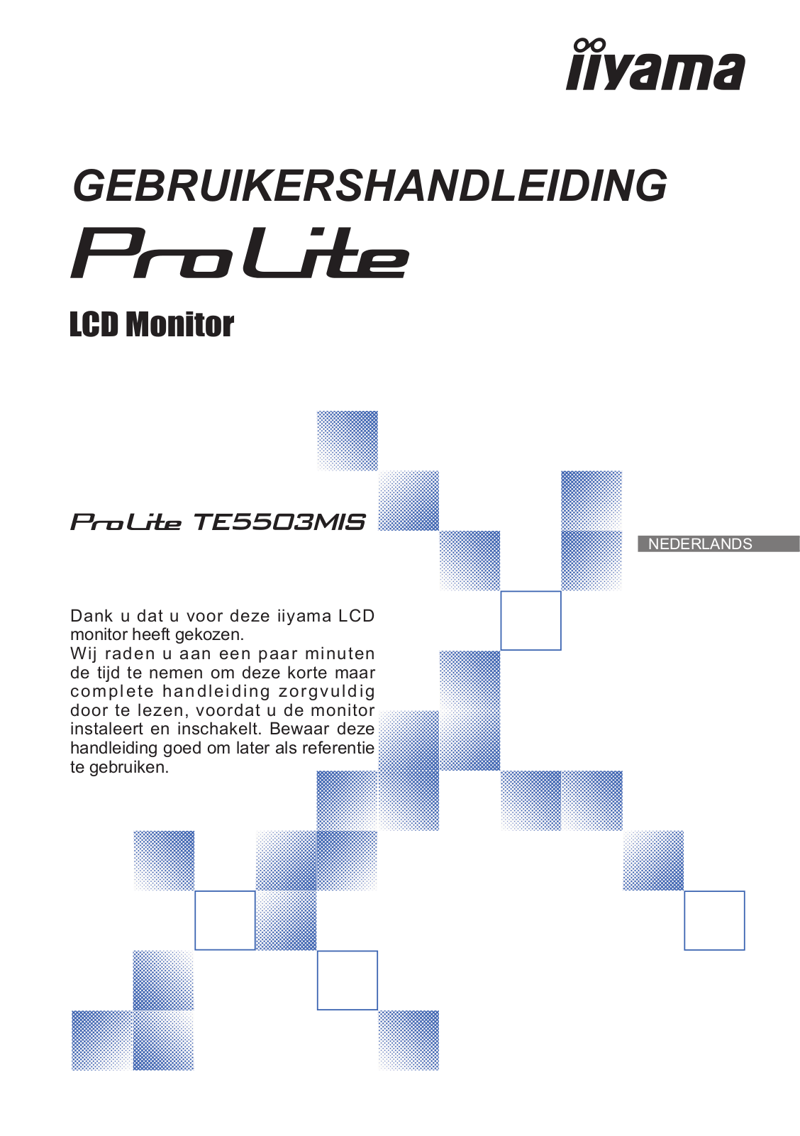 iiyama TE5503MIS-B1AG User manual