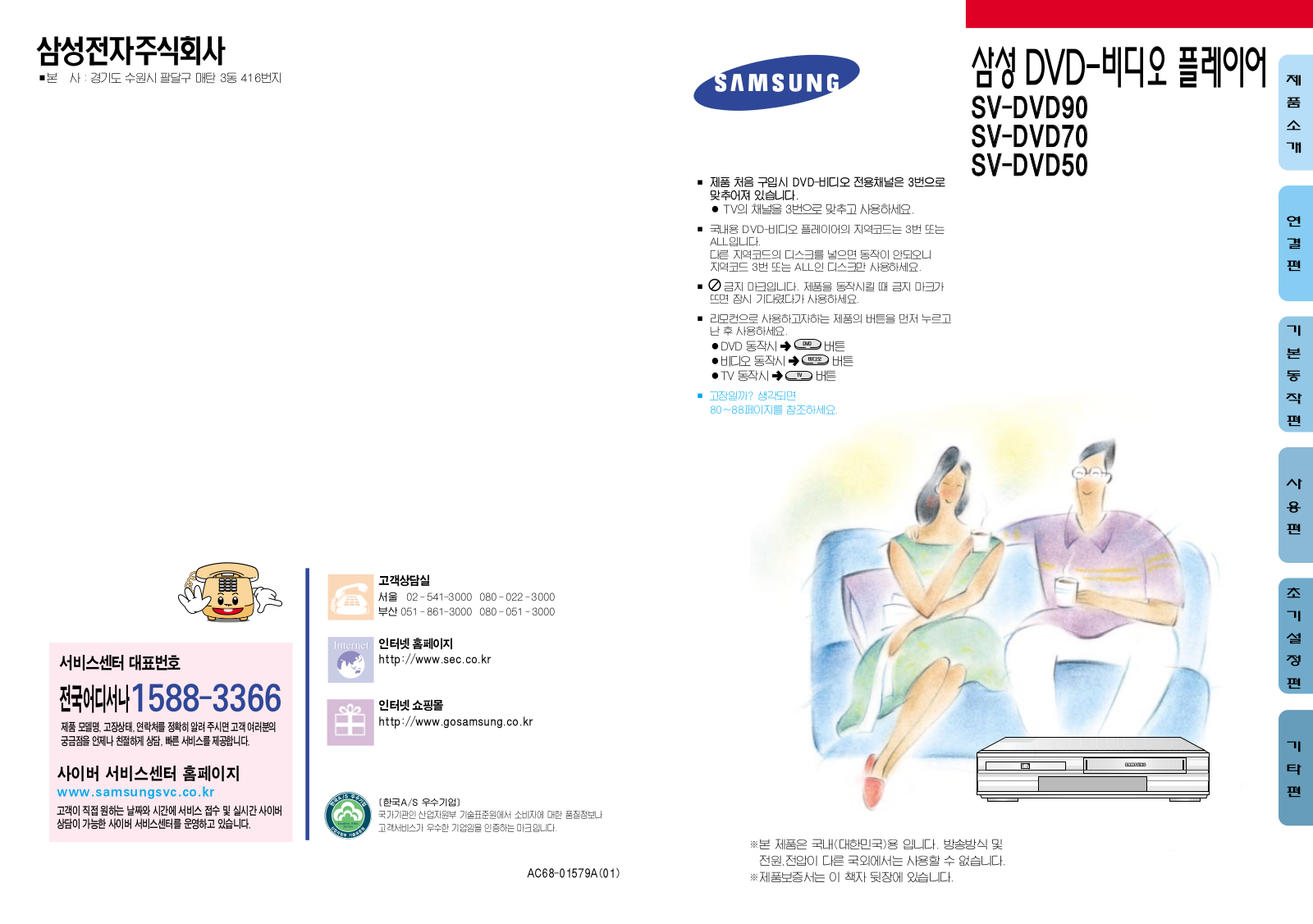 Samsung SV-DVD50 User Manual