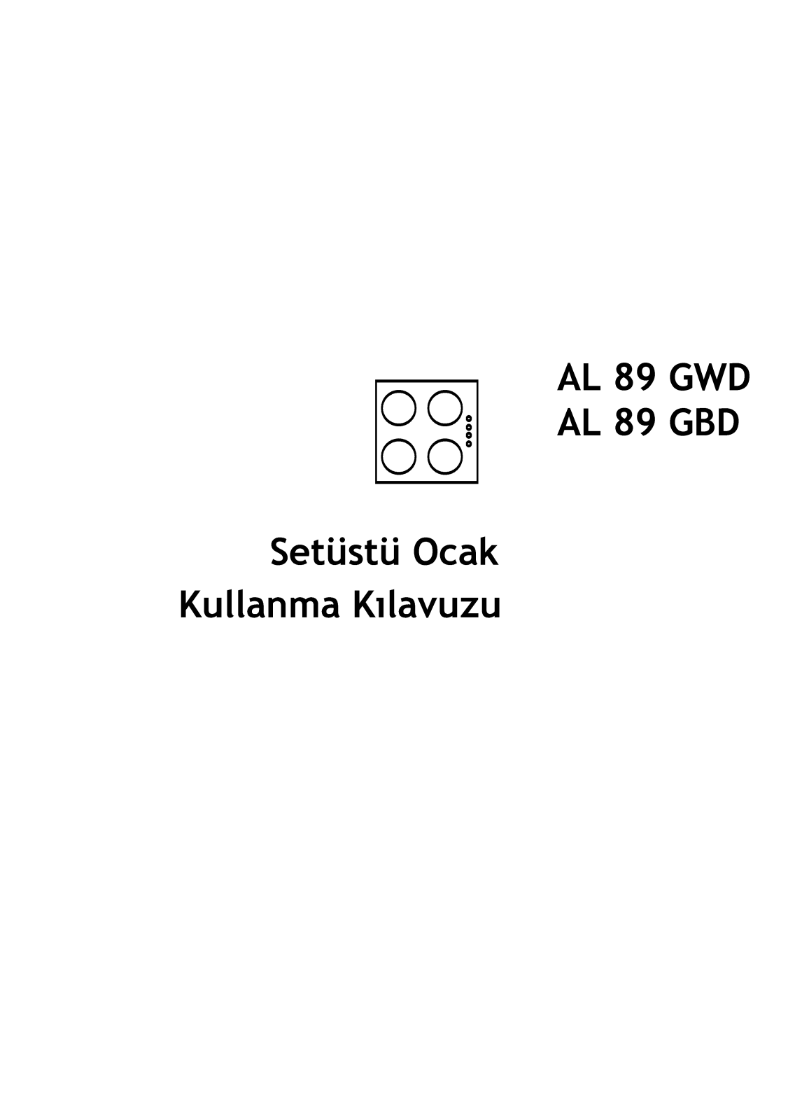 Altus AL89GWD, AL89GBD User manual