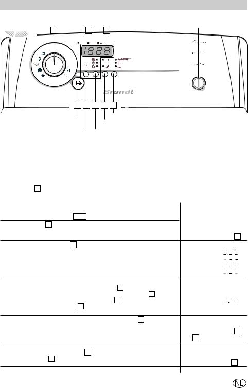 BRANDT WTD1372D User Manual