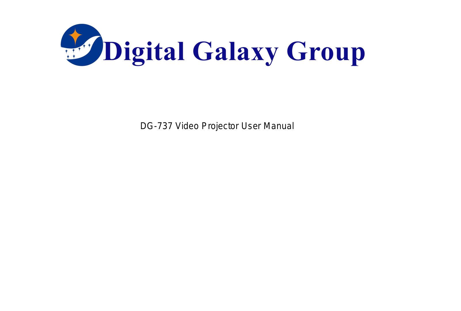 Digital Galaxy DG-737 User Manual