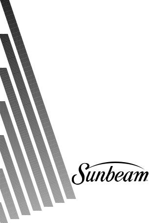 Sunbeam 078505-101-000 Instruction Manual