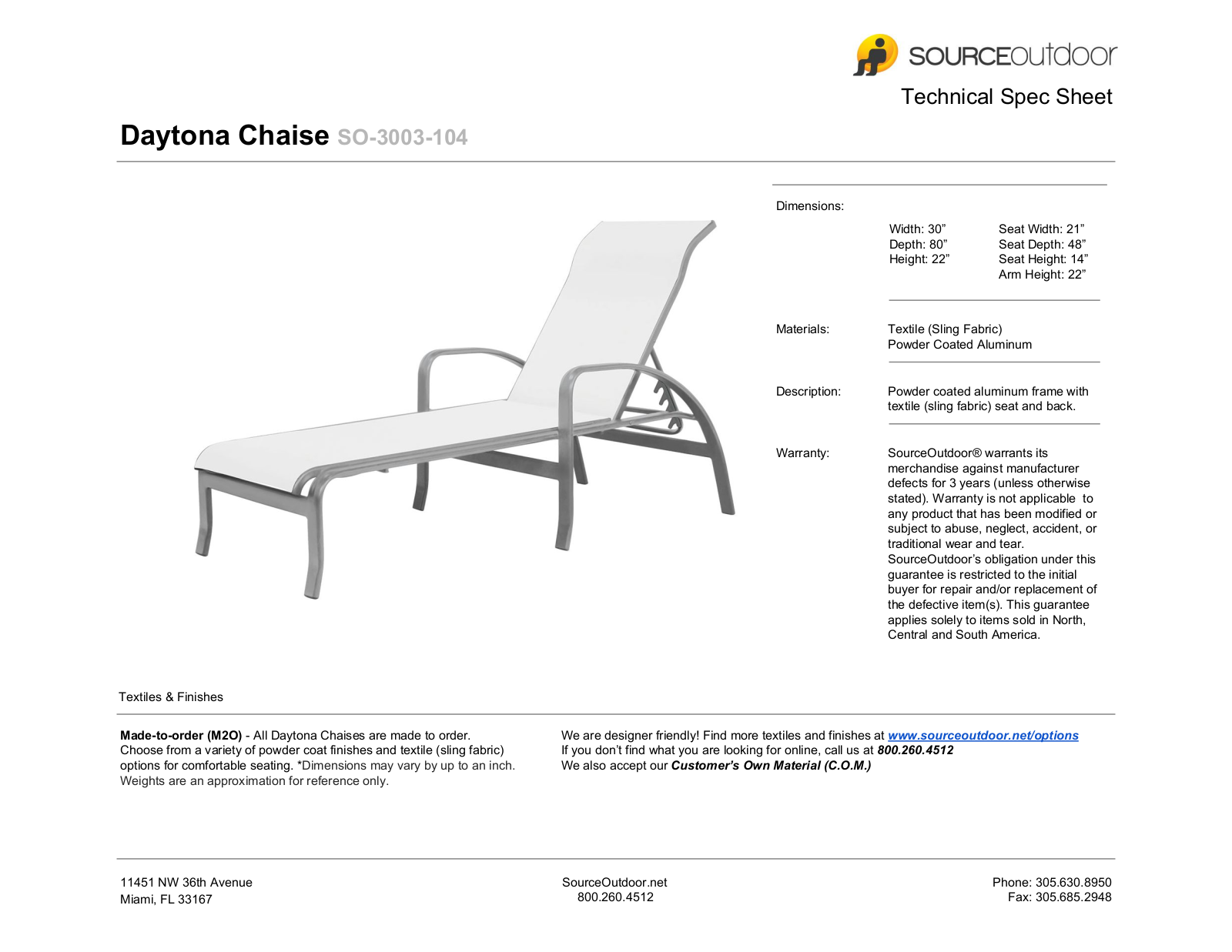 Source Furniture OWS3167 Specifications - ManualMachine.com