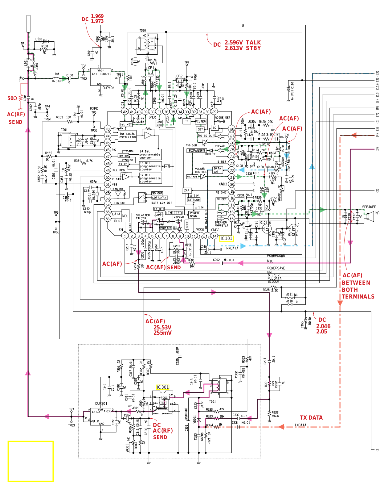 Panasonic kx-tc1040 Service Manual