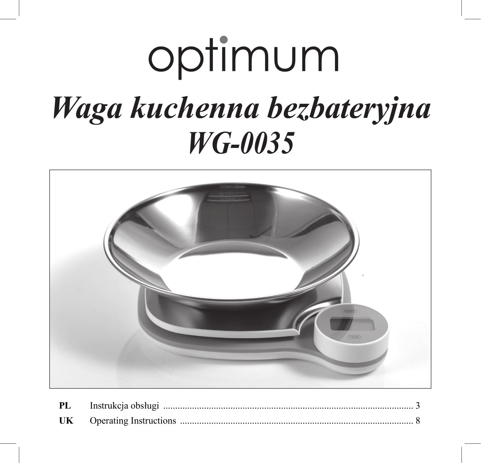 Optimum WG-0035 User guide - ManualMachine.com