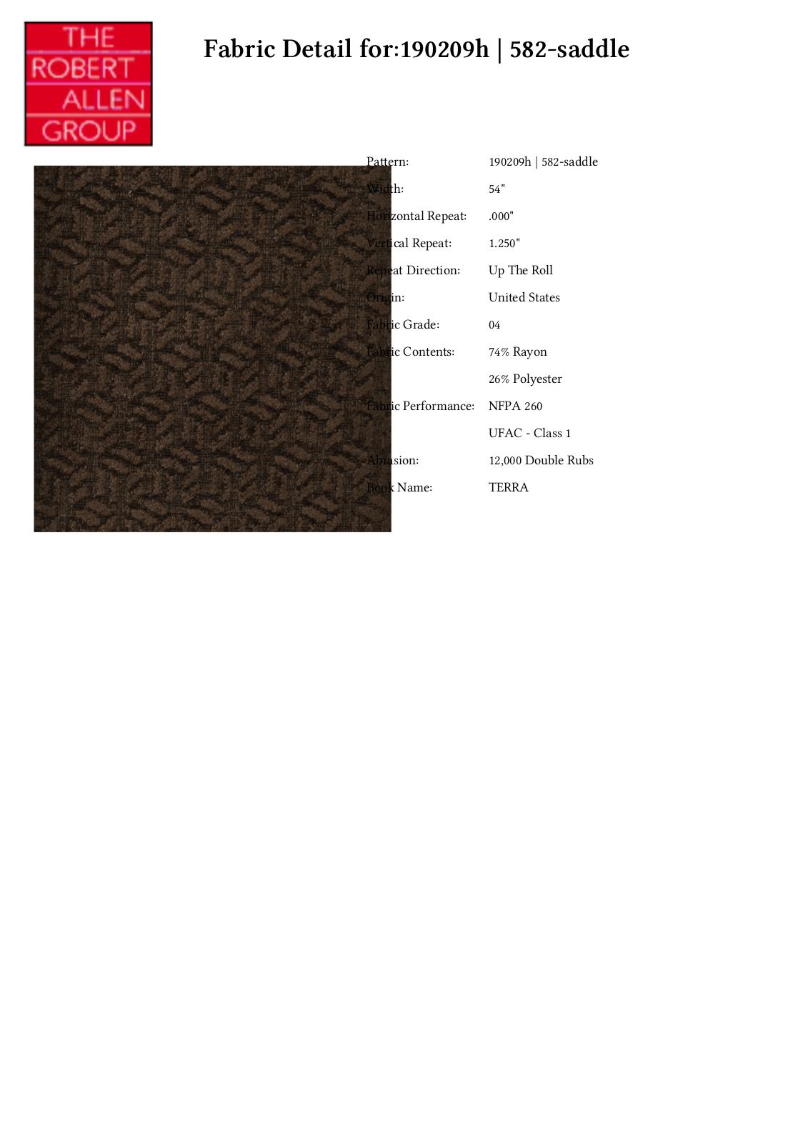 Duralee CRAL6662 Specifications - ManualMachine.com