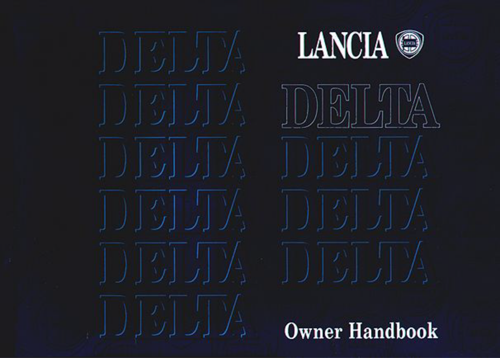 Lancia Delta User Manual