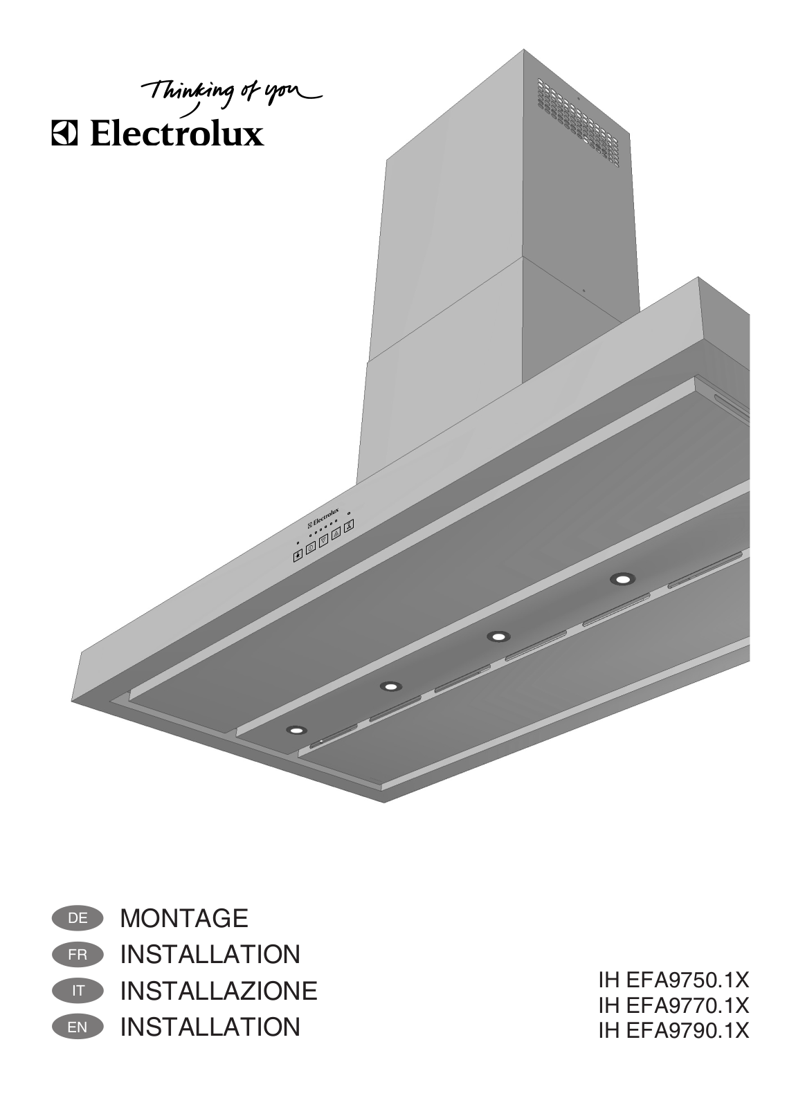 AEG EFA9750-1X, EFA9790-1X, EFA9770-1X User Manual