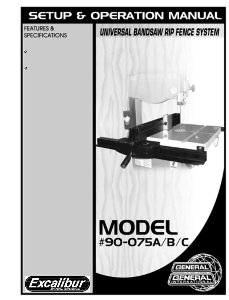 General 90-075A, 90-075C, 90-075B User Manual