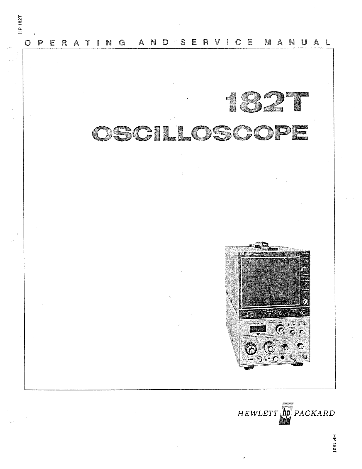 Hewlett-Packard 182T User Manual