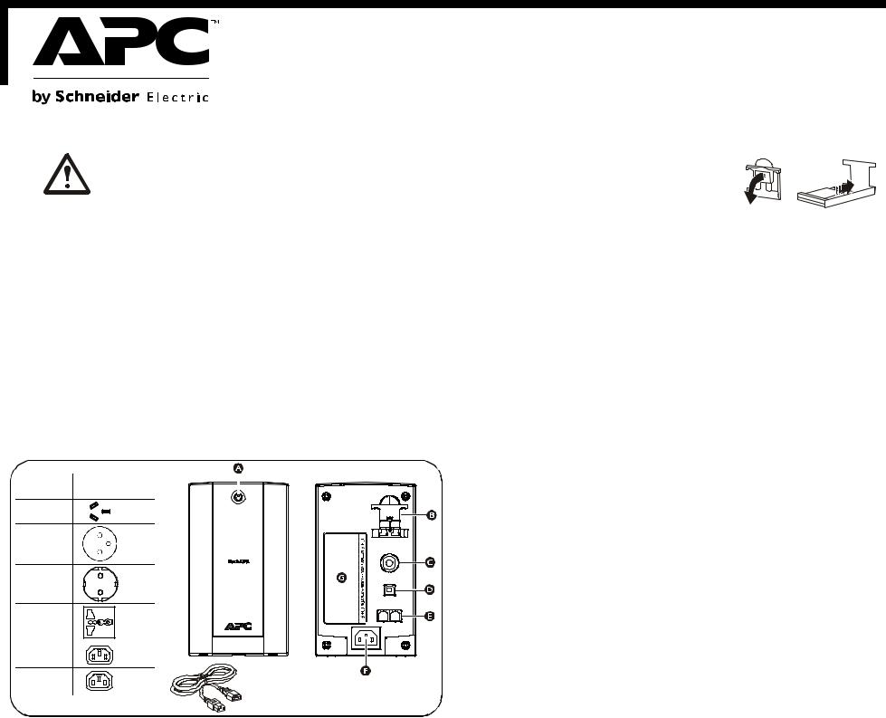 APC BX700U-FR, BX700UI User Manual