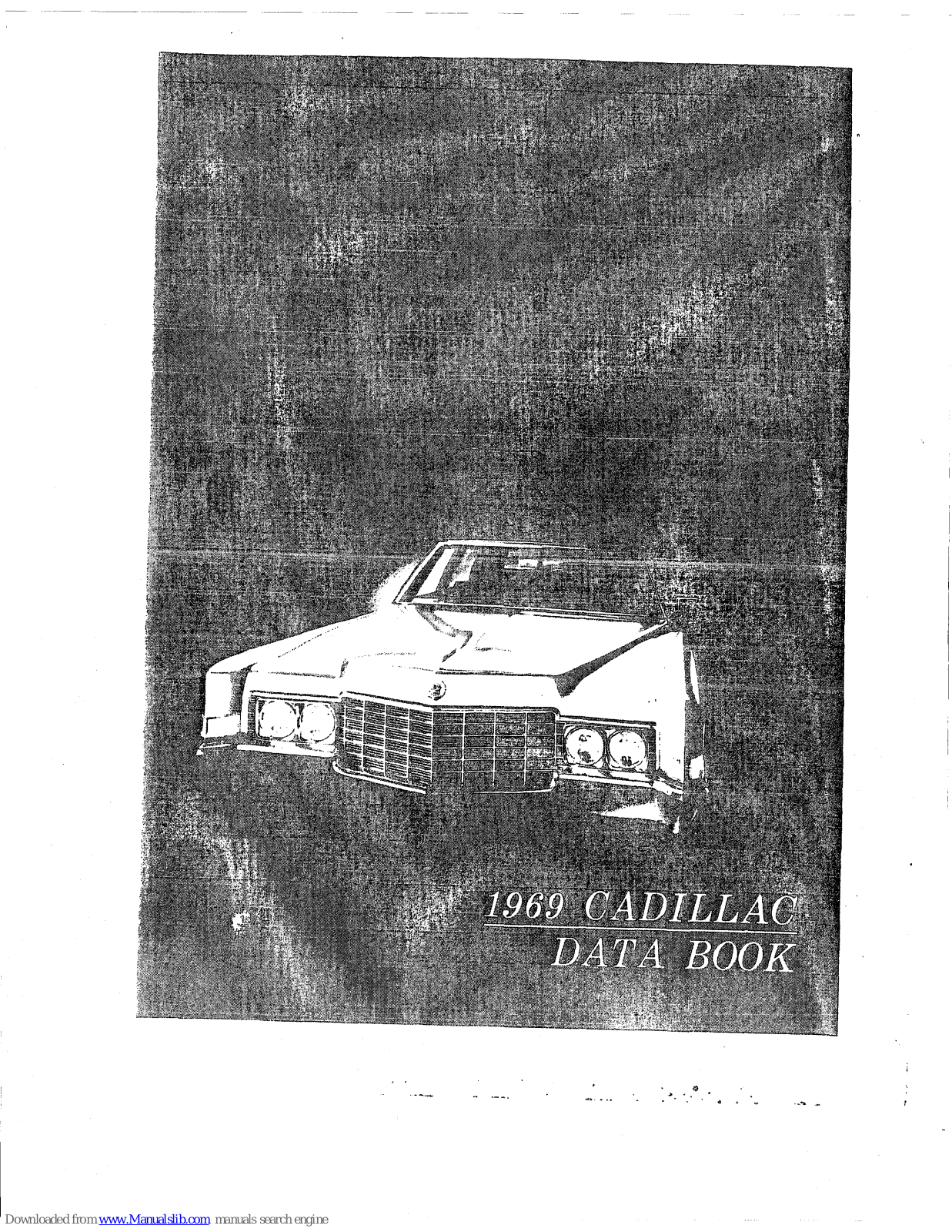 Cadillac Calais 1969, Commercial 1969, Fleetwood 1969, DeVille 1969 Data Book