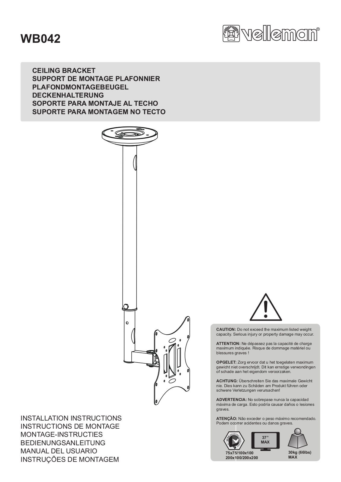 Velleman WB042 User Manual