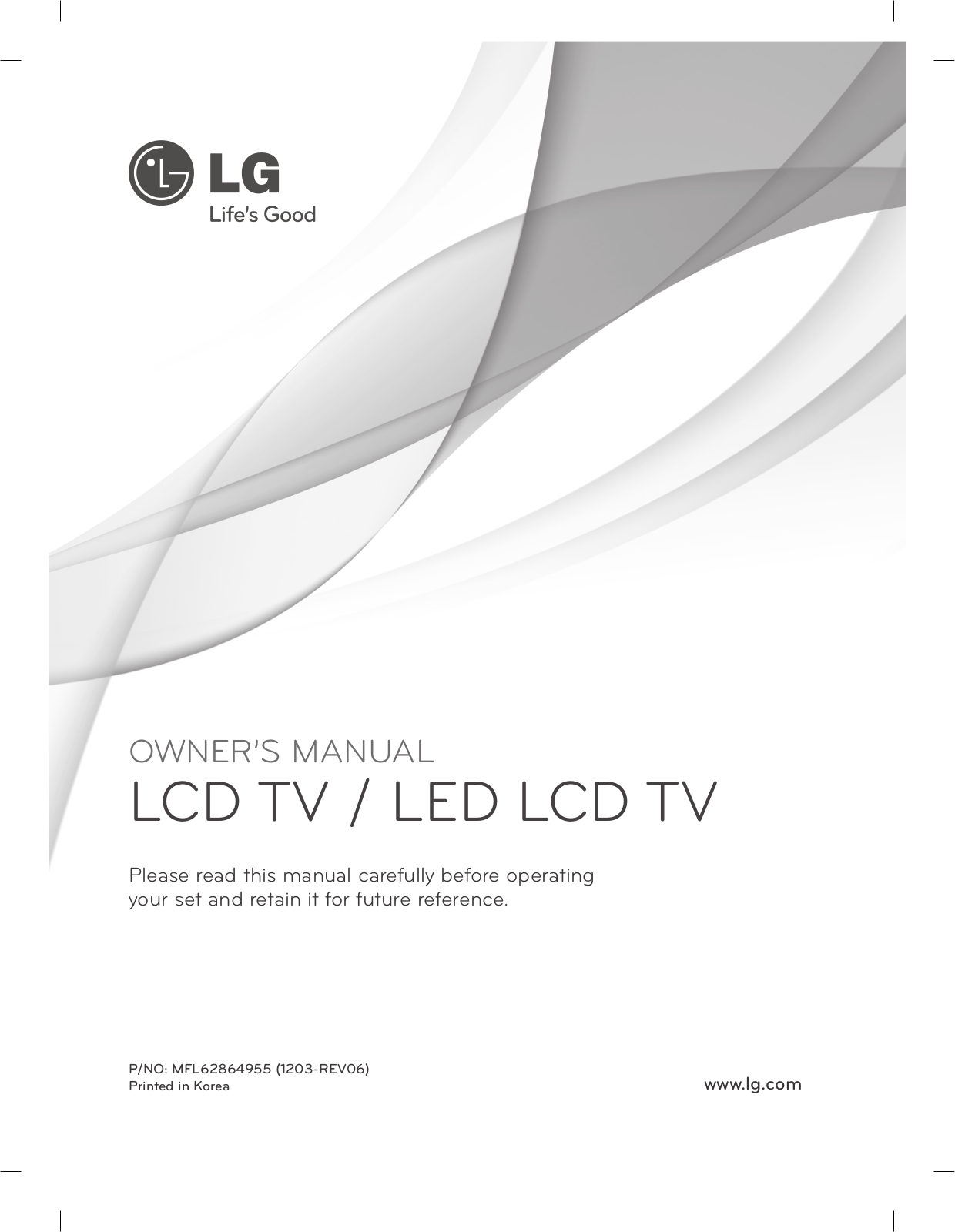 LG 42LD465C Owner’s Manual