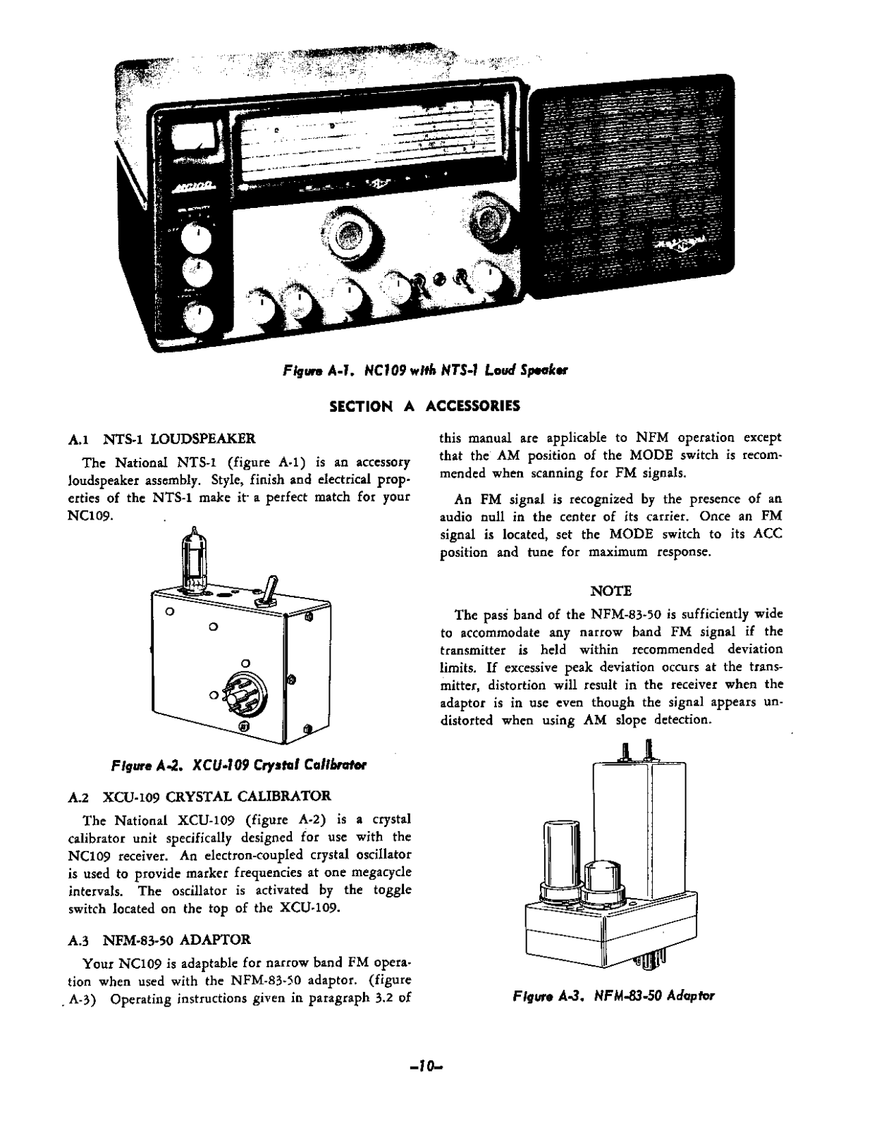 NATIONAL RADIO NC-109 User Manual (PAGE 10)