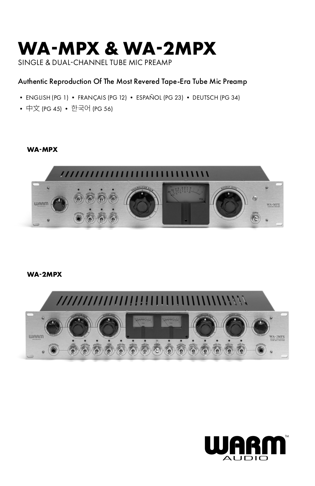 Warm Audio WA-MPX User guide - ManualMachine.com