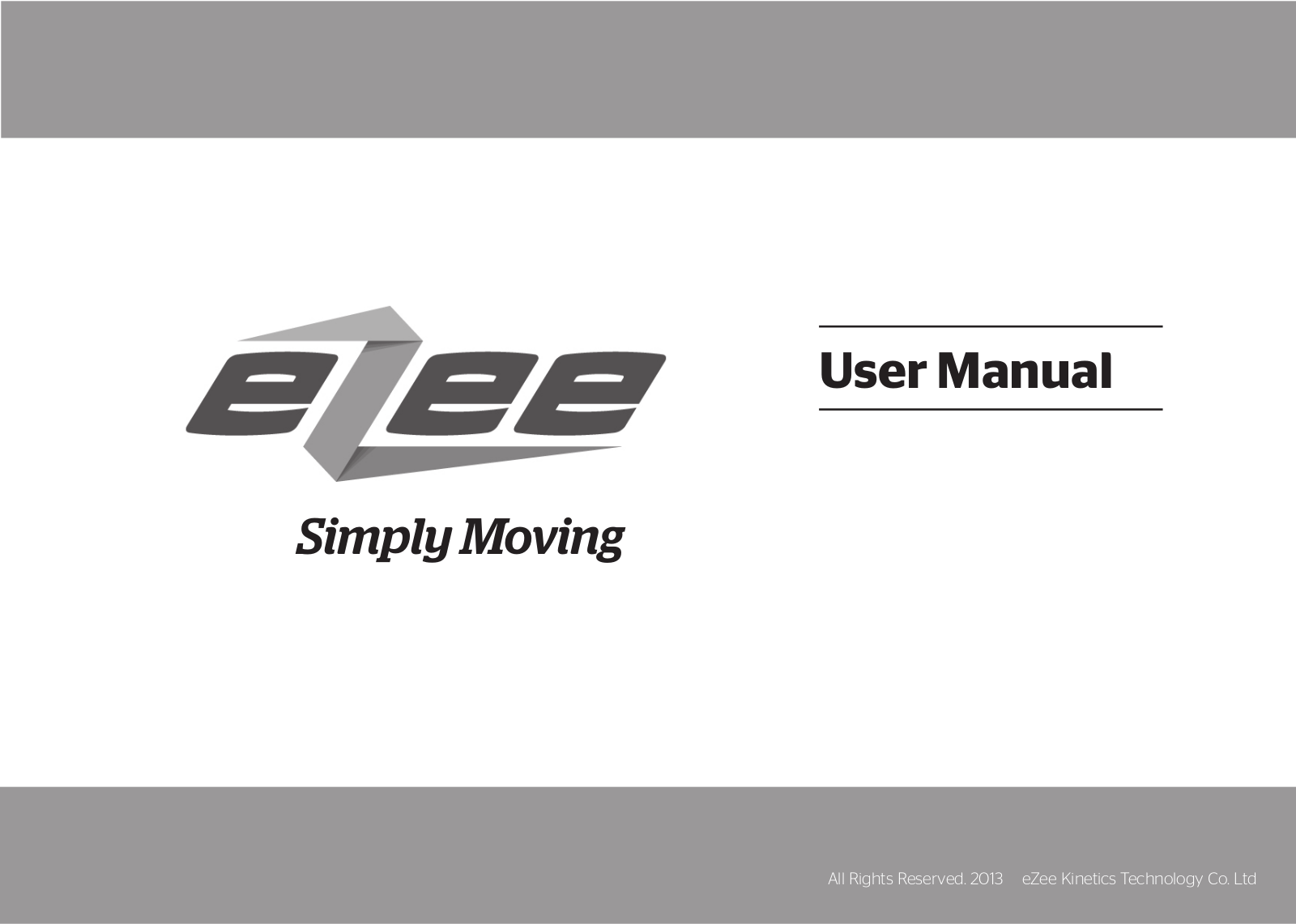 ezee Sprint, Bolt, Forza, Torq, Cadence User Manual