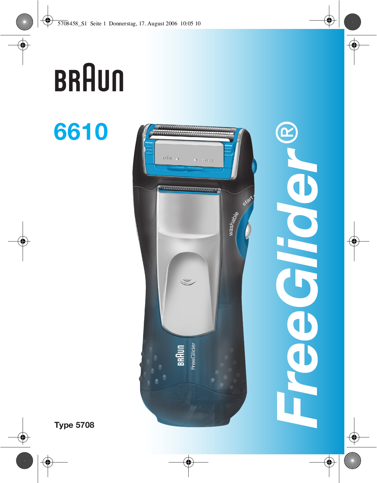 Braun 5708 User Manual