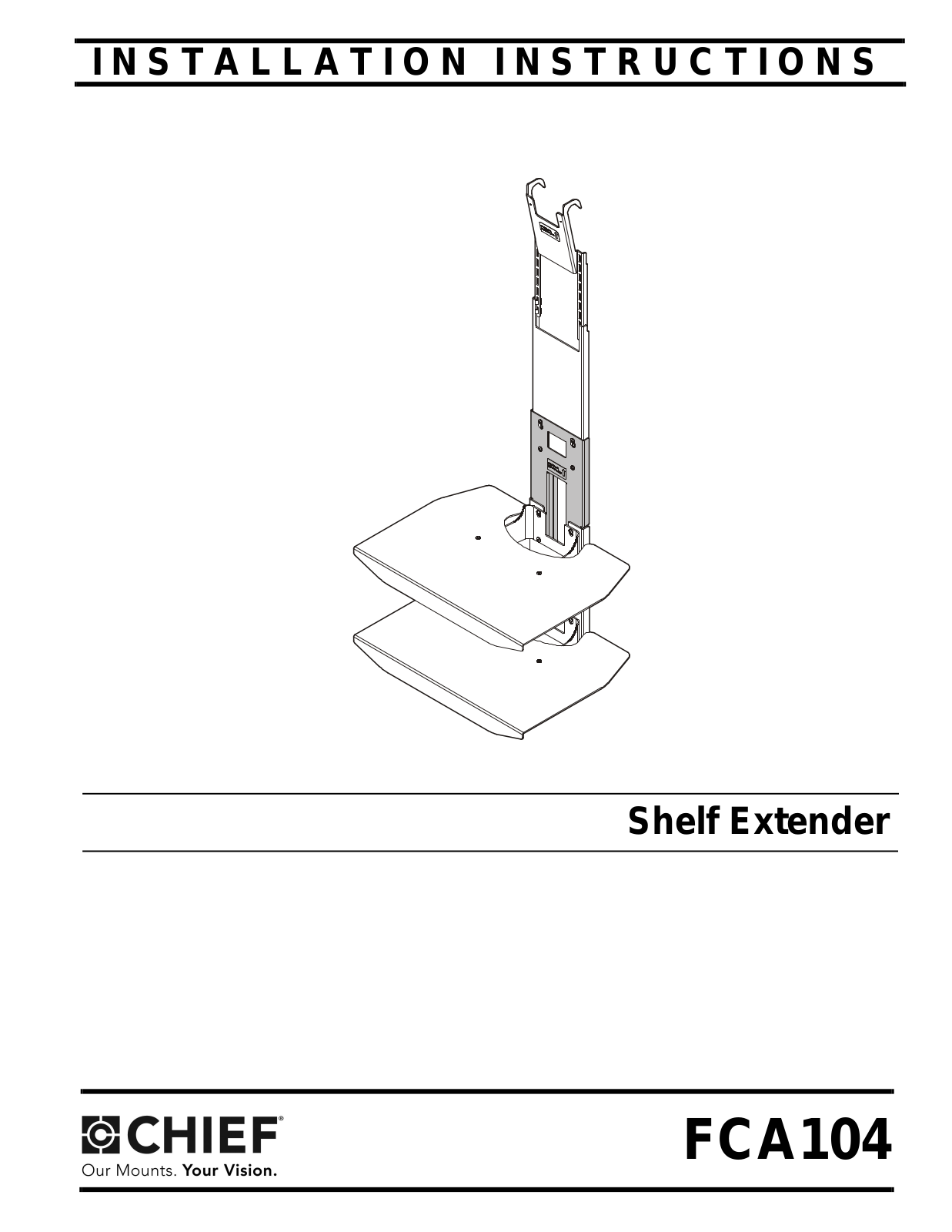 CHIEF FCA104 User Manual