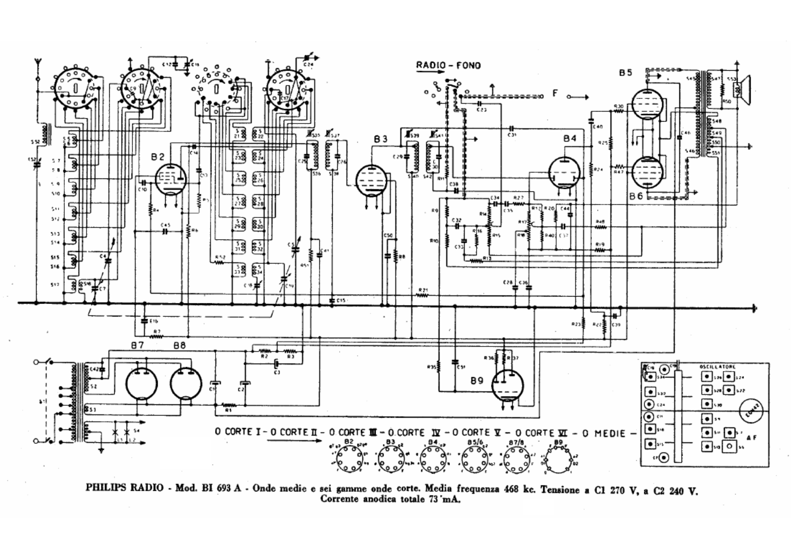 Philips bi693a schematic