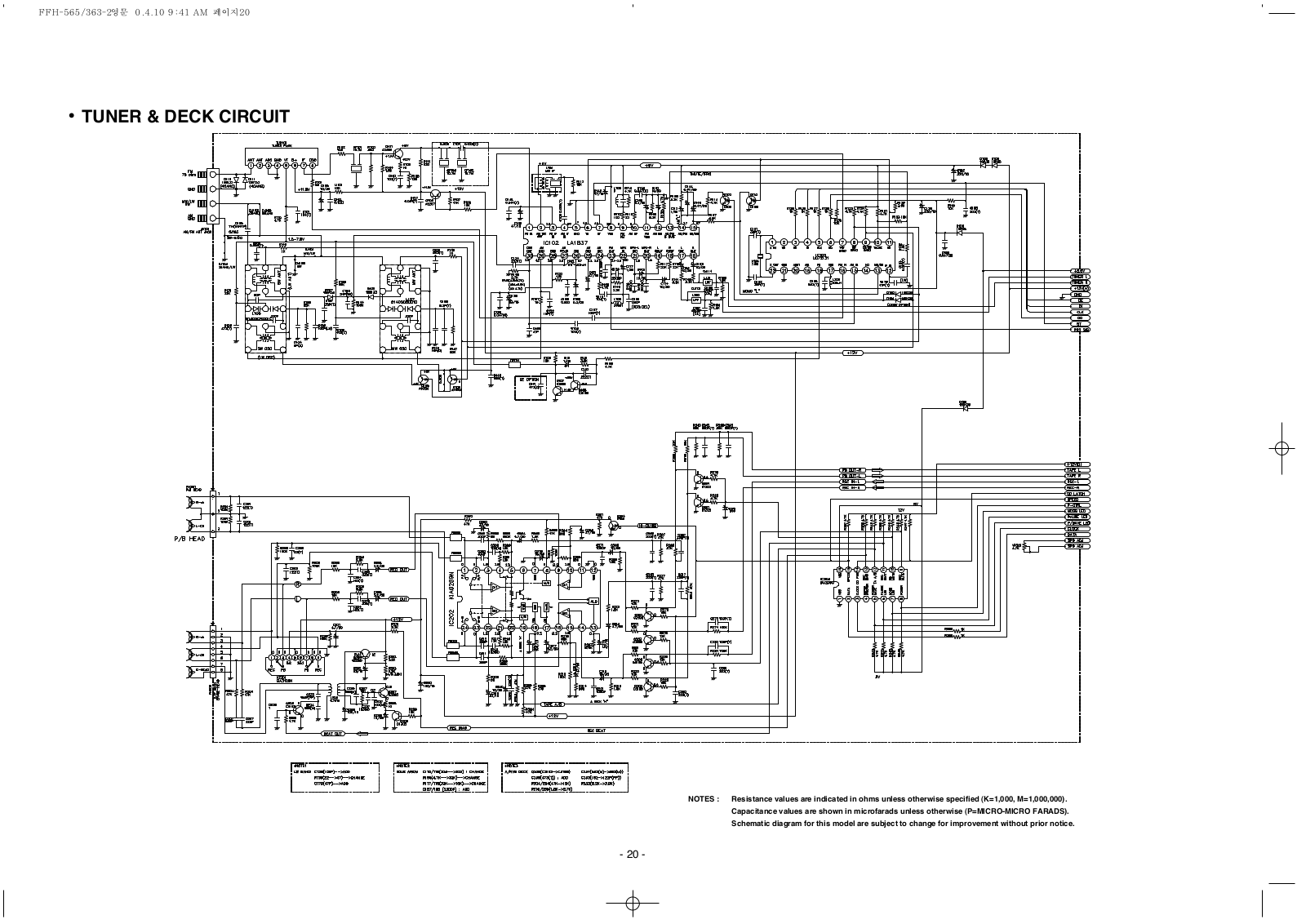 Goldstar FFH-565AX, ffh-363ax Schematic