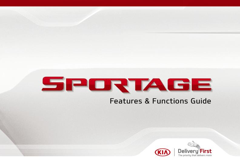 Kia Sportage 2018 Owner's Manual