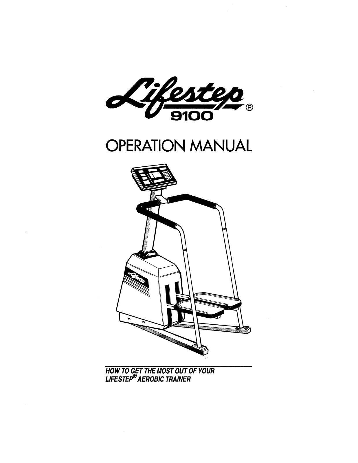 Life Fitness LS9100 User Manual