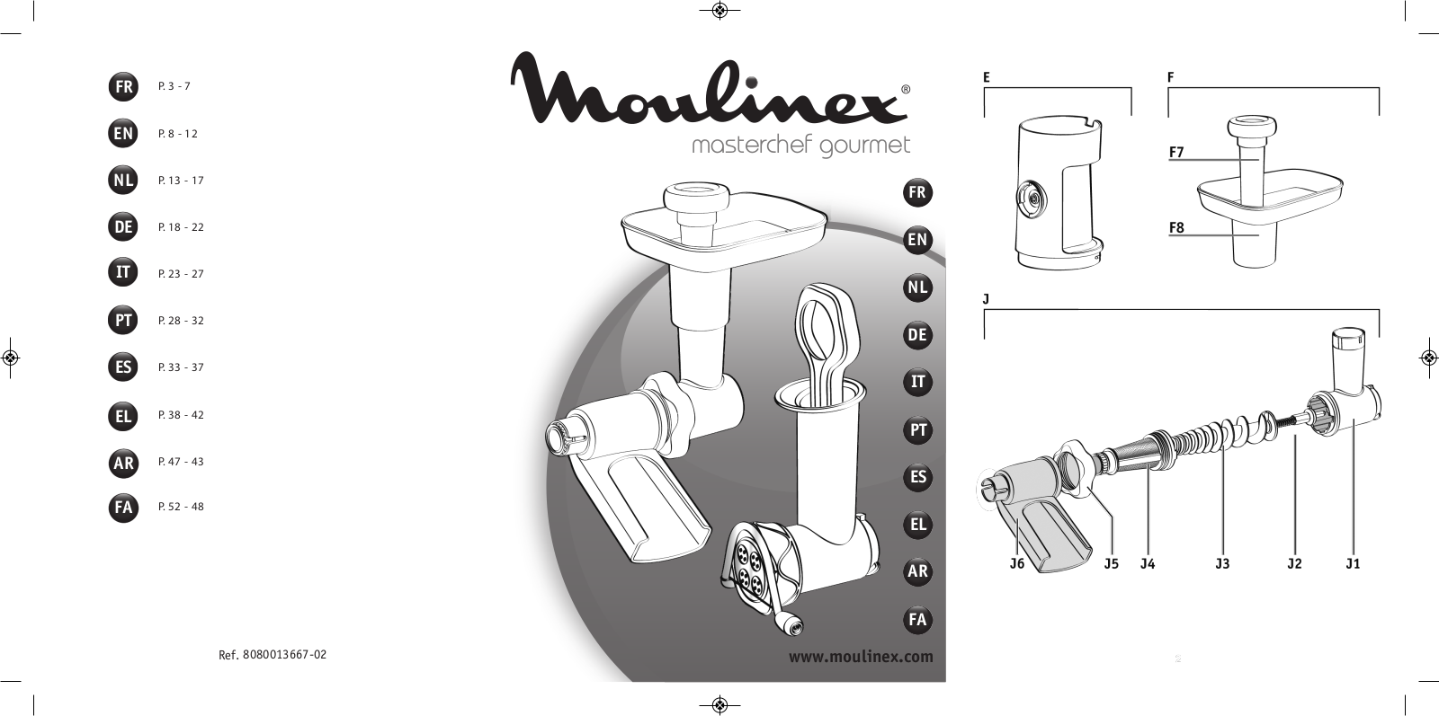 Moulinex QA417HB1 user Manual