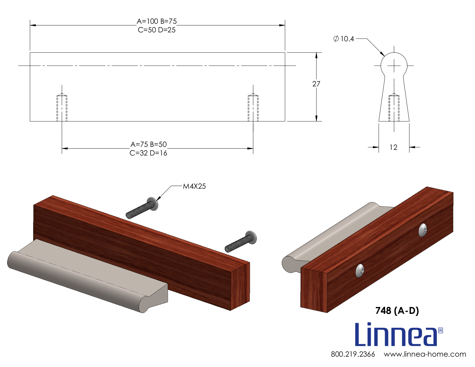 Linnea LNNE9745 Dimensions - ManualMachine.com
