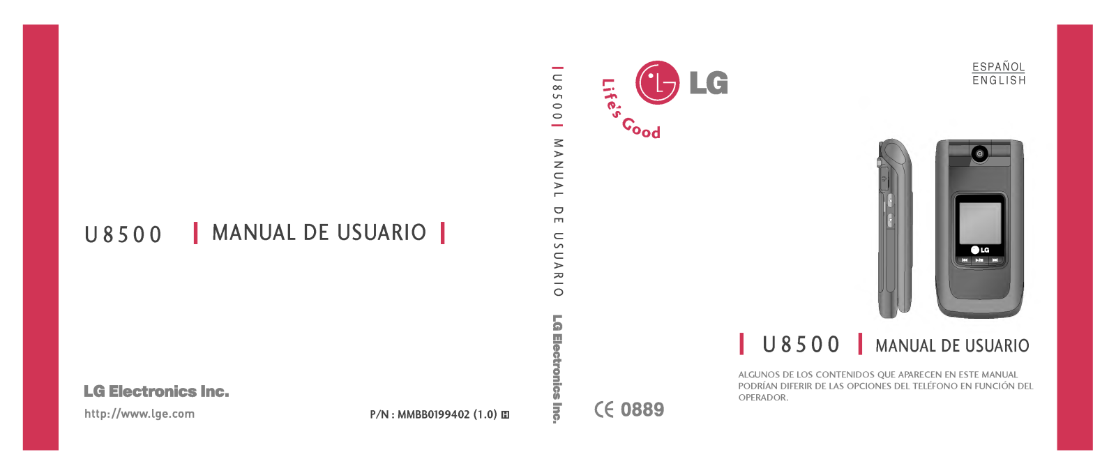 Lg U8500 User Manual