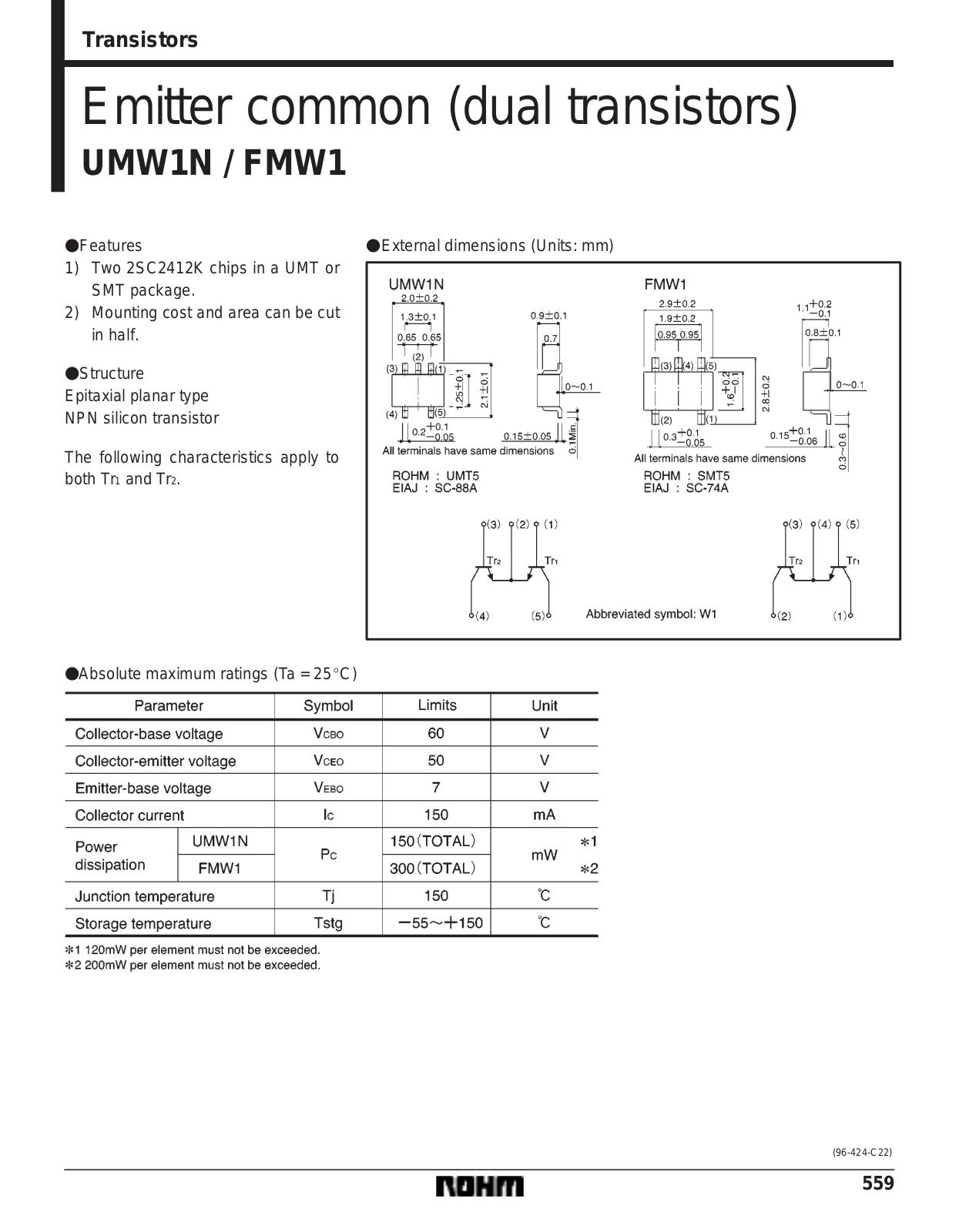 Datasheet umw1n Datasheet - ManualMachine.com