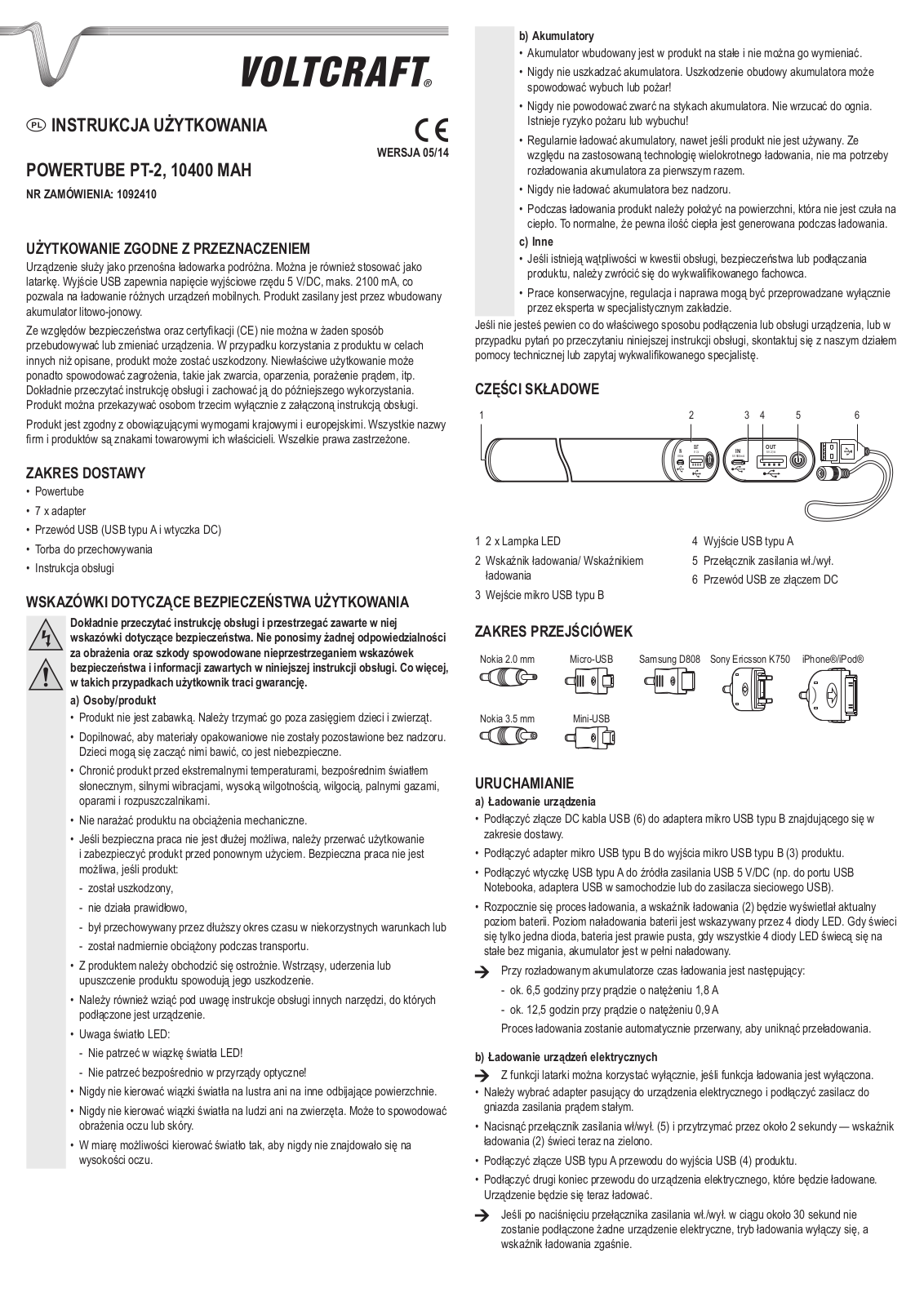 VOLTCRAFT PT-2 User guide