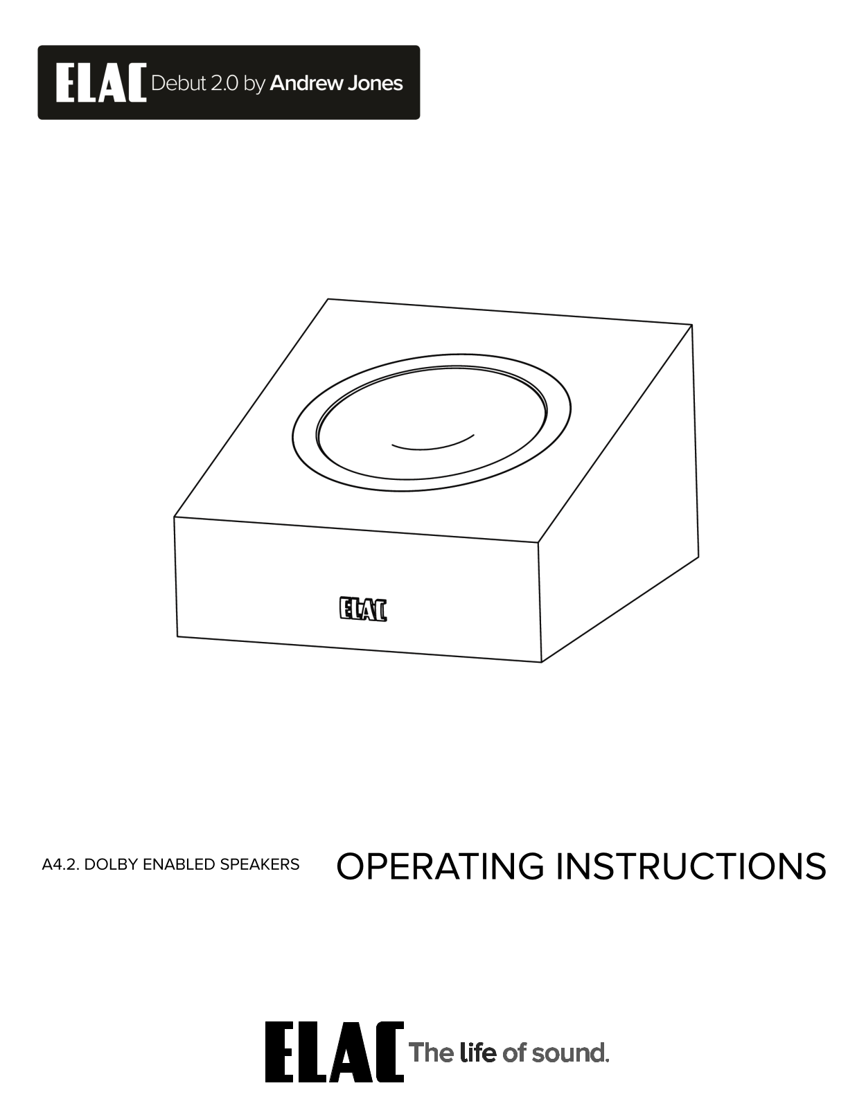 Elac Debut A4.2 Installation manual