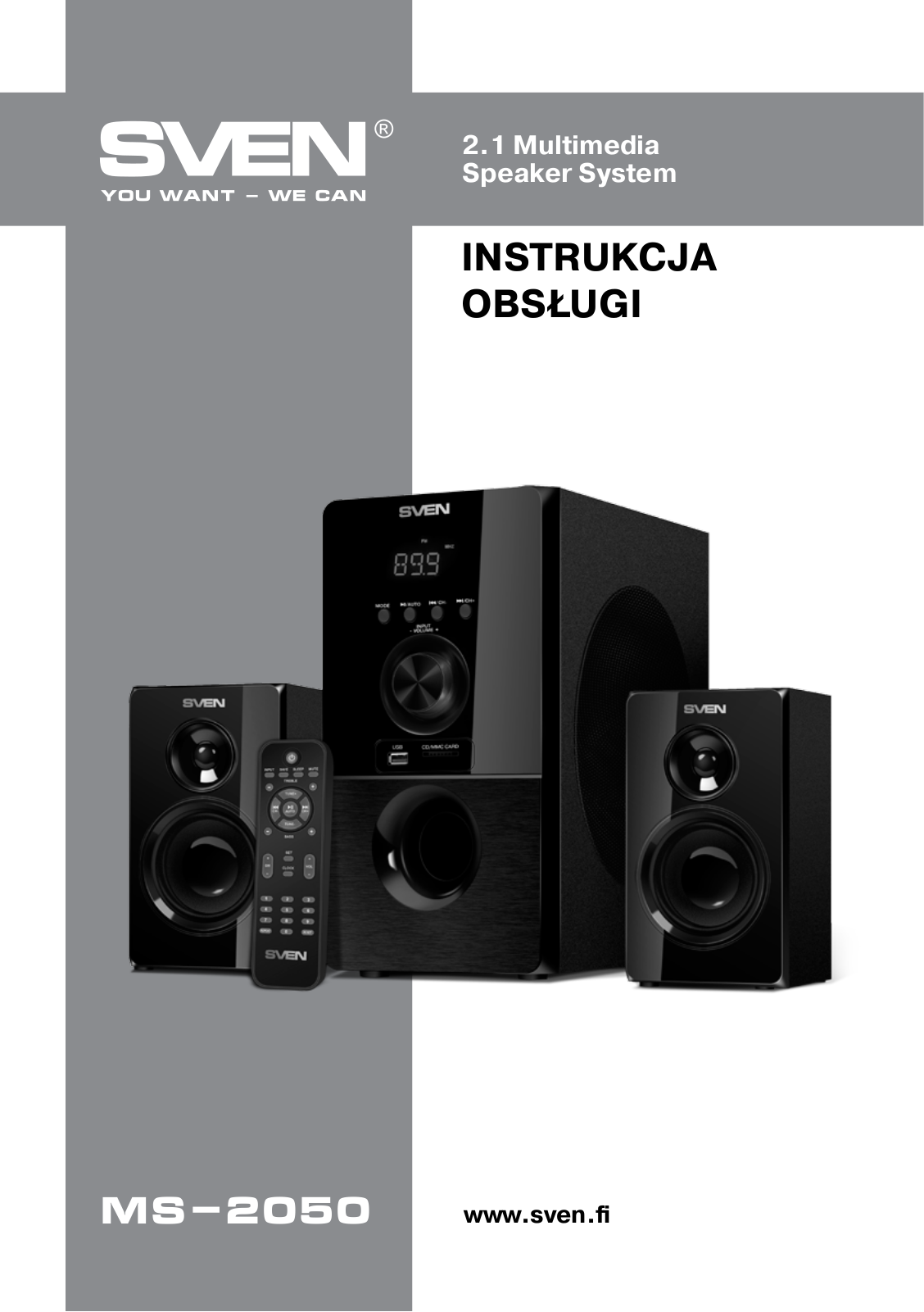 SVEN 2.1 MS-2050 User guide