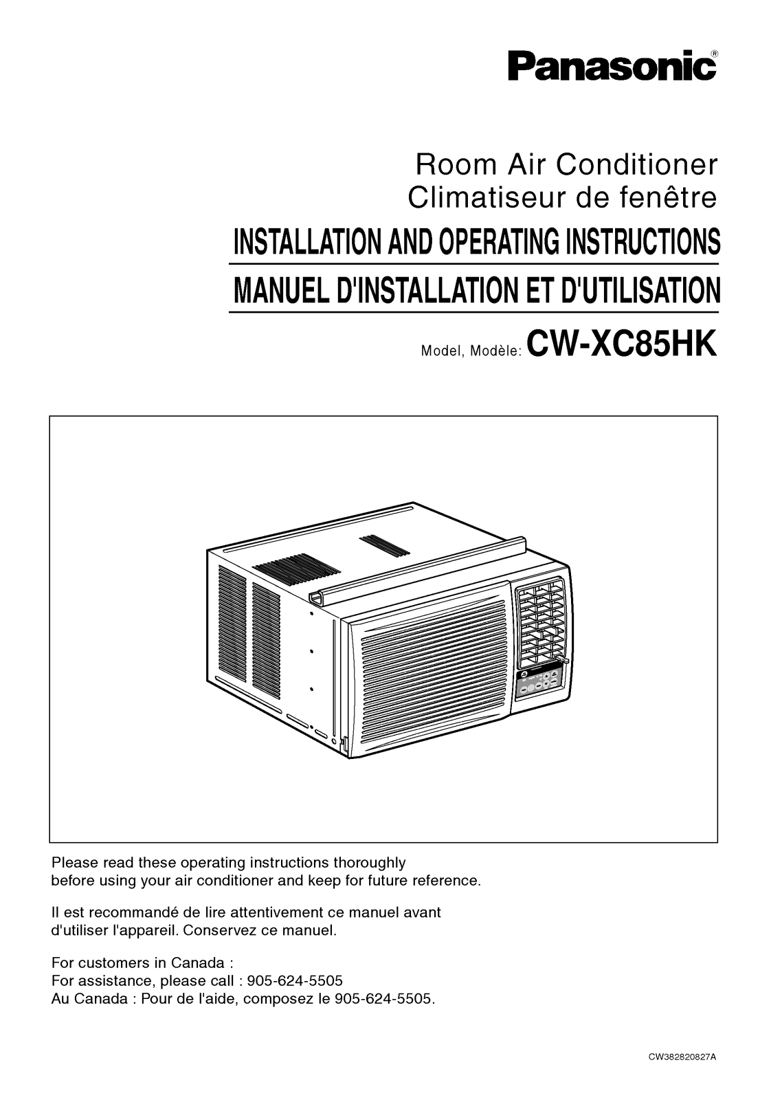 LG CW-XC85HK User Manual