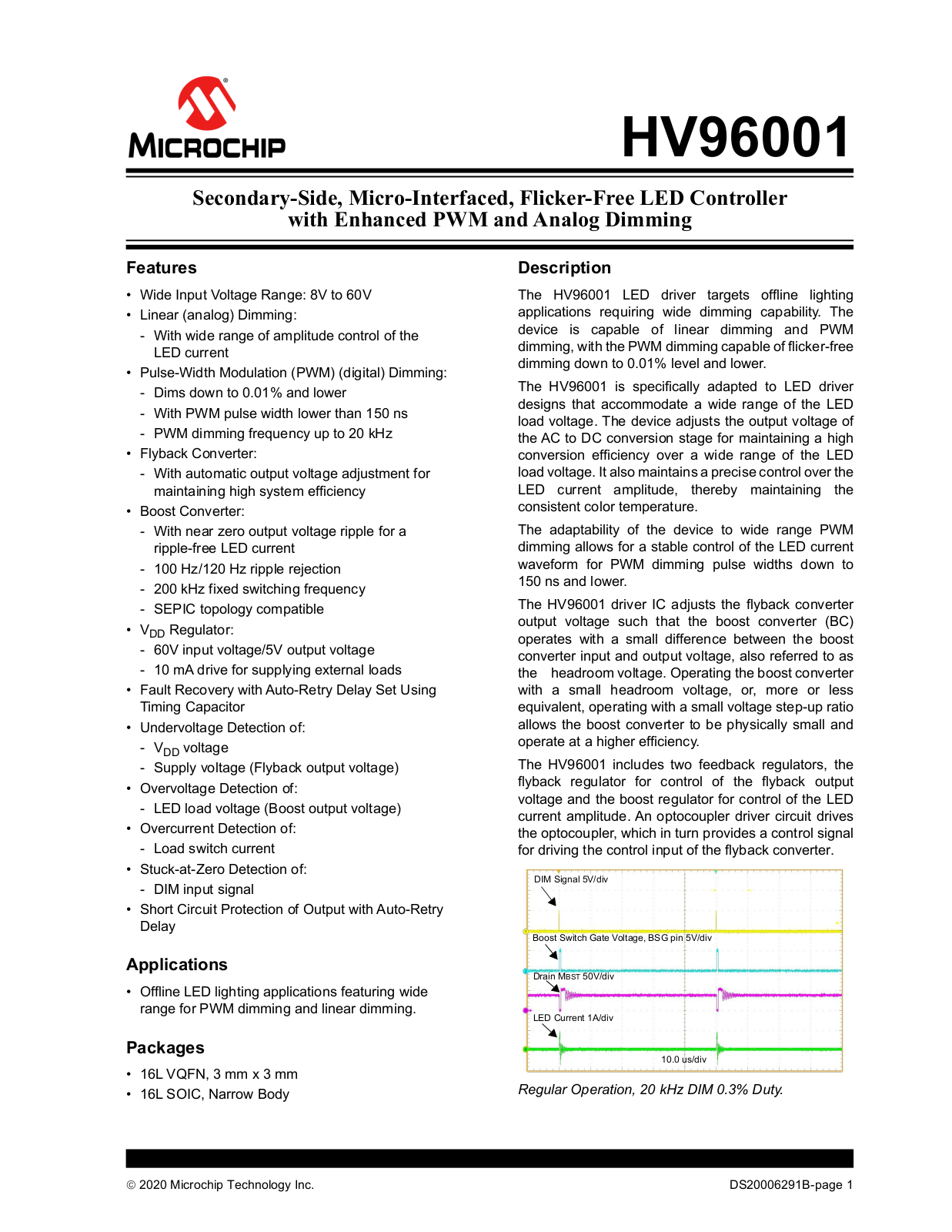 Datasheet HV96001 Datasheet - ManualMachine.com