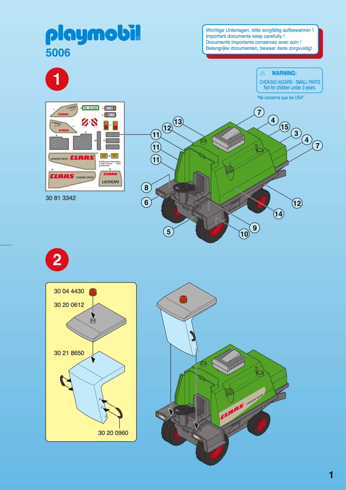 Playmobil 5006 Instructions