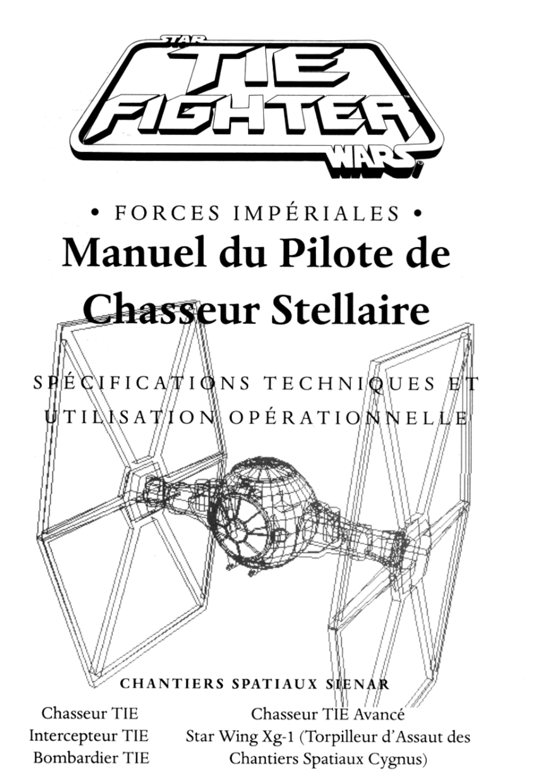 Games pc TIE FIGHTER User Manual