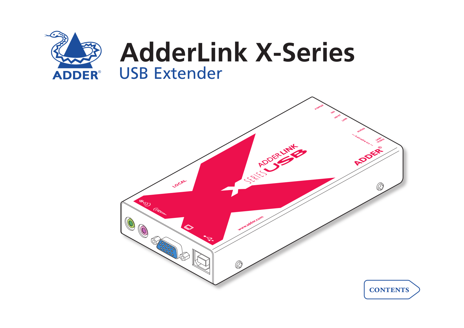 ADDER AdderLink X-Series USB Extender User Guide