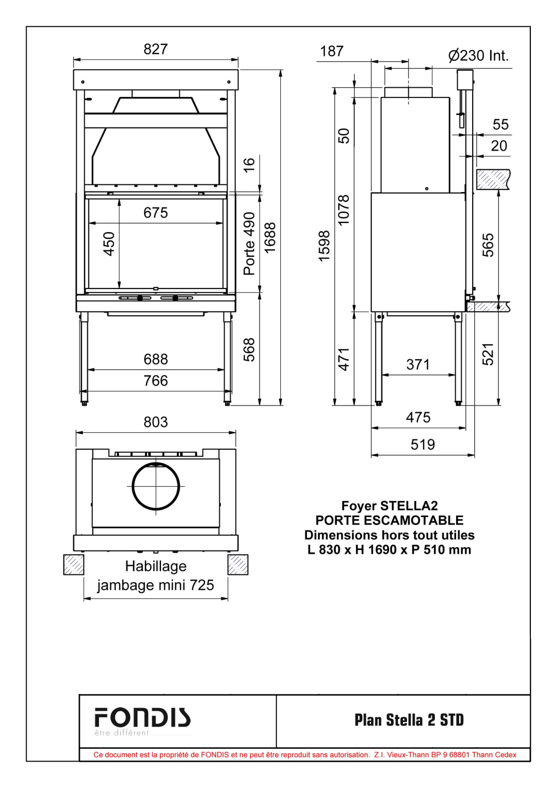 Fondis STELLA 2 STD User Manual