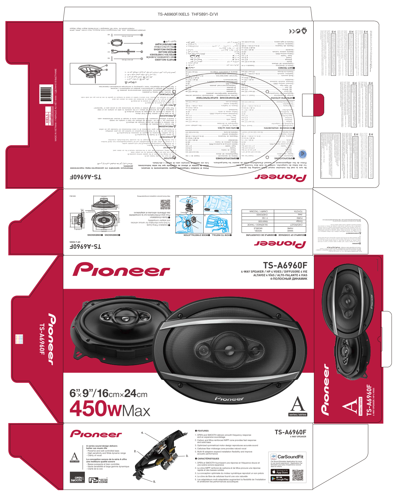 Pioneer TS-A6960F User Manual