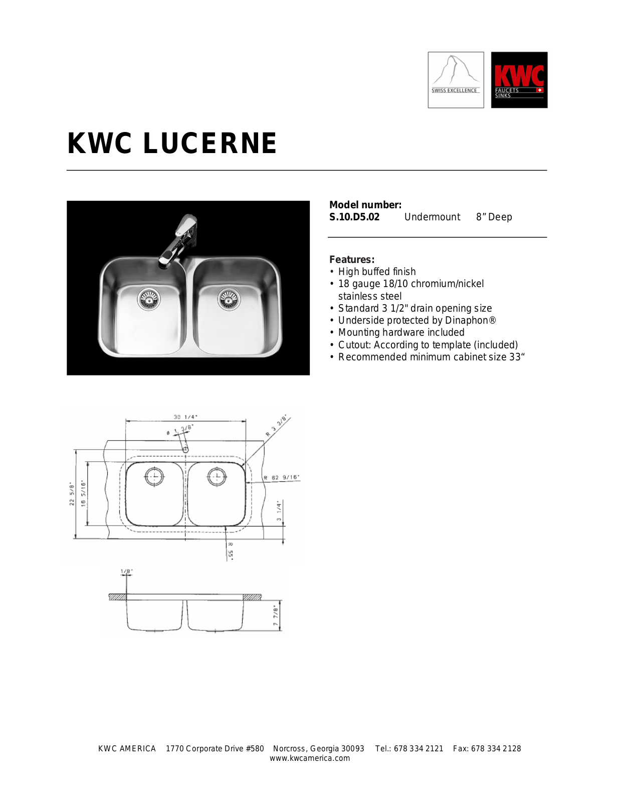 KWC S.10.D5.02 User Manual