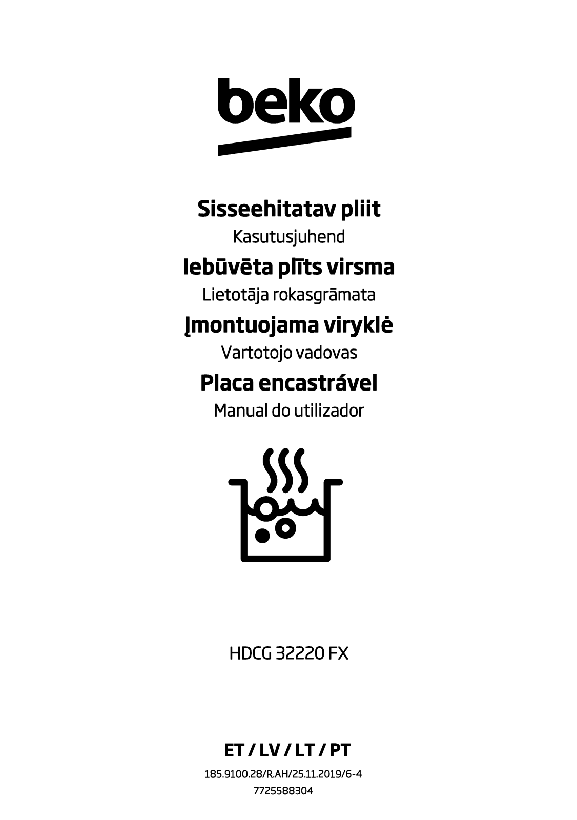 Beko HDCG32220FX User manual