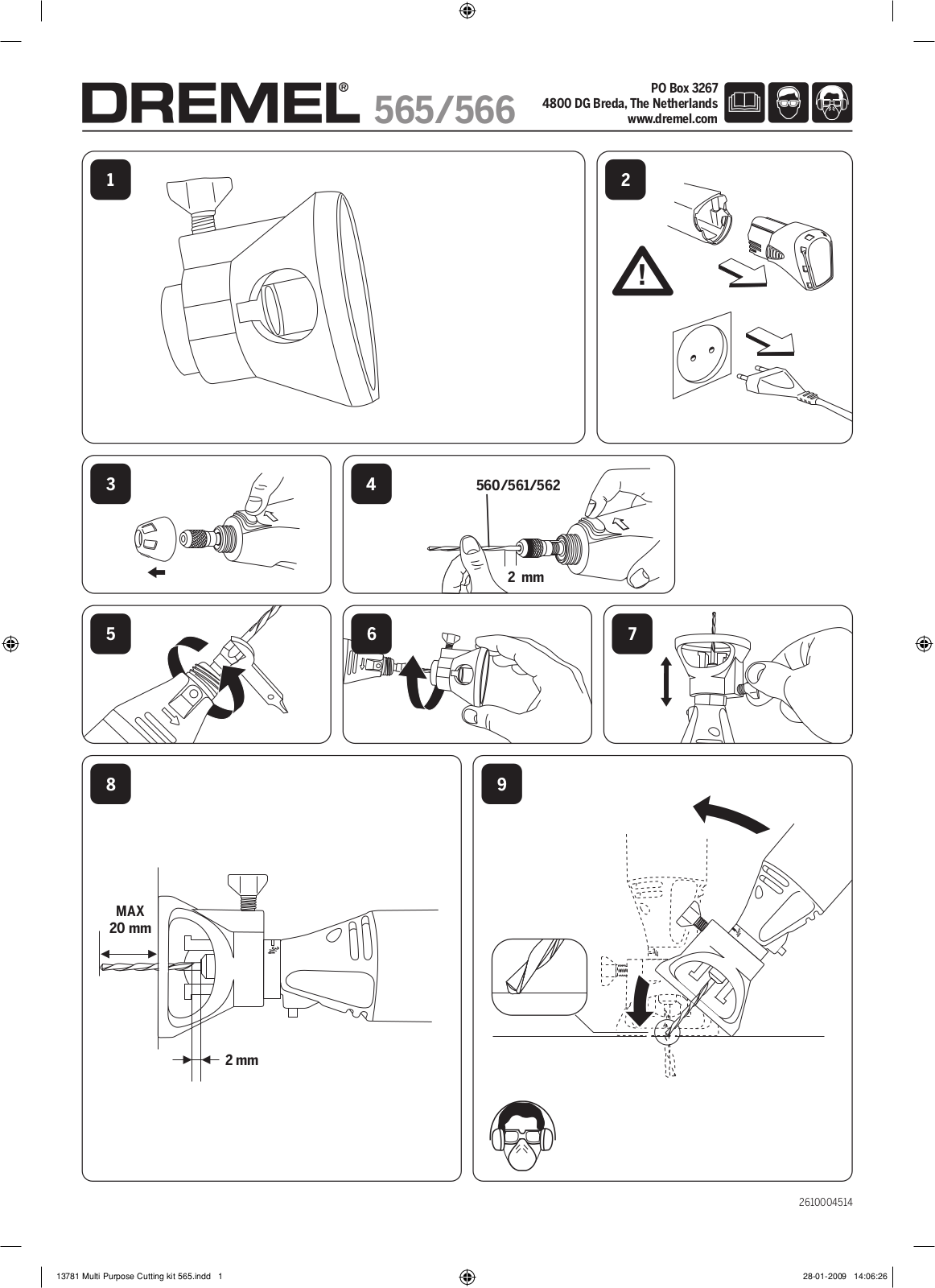 Dremel 565, 566 User manual