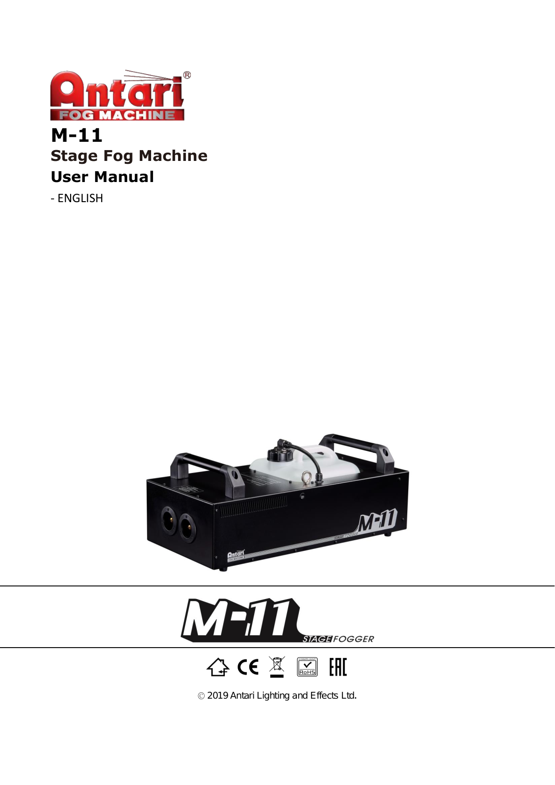 Antari M-11 User Manual - ManualMachine.com